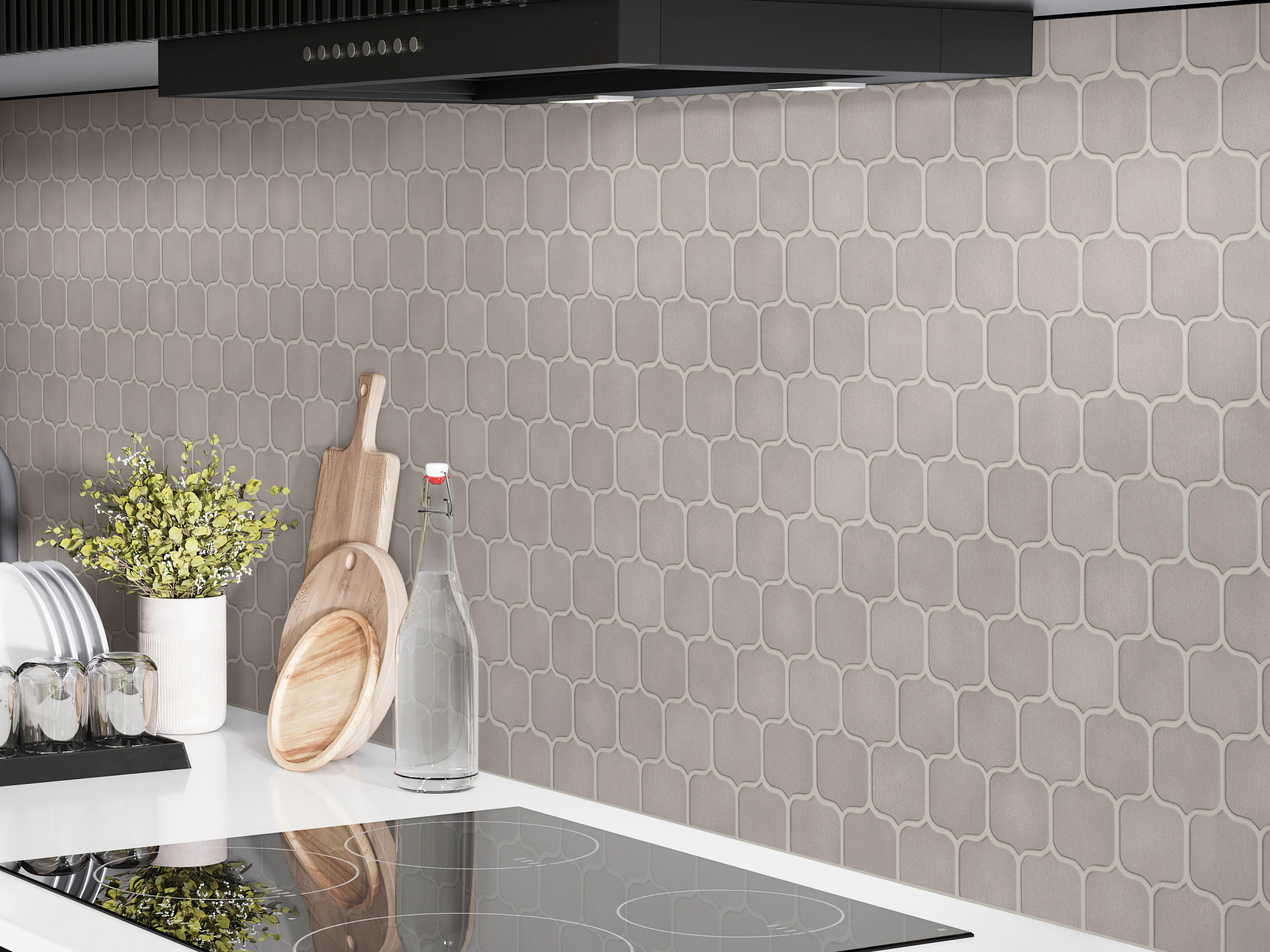 EARTHLINE OGEE MOS LIGHT GREY ROOM