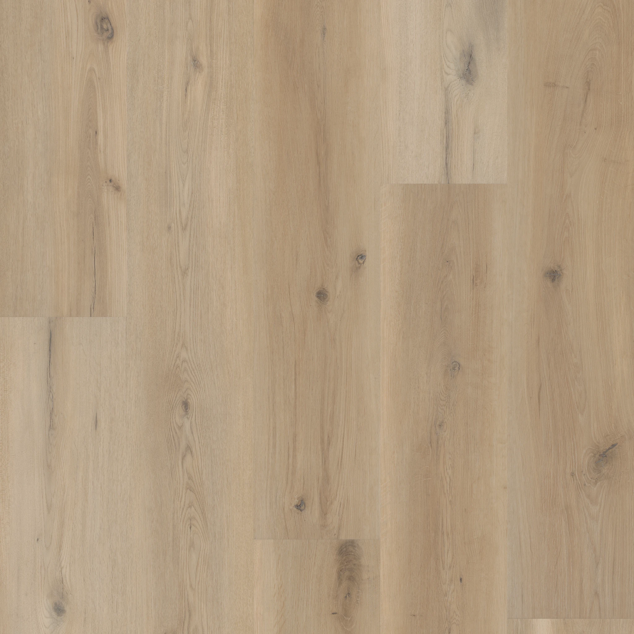 Light oak wood look luxury vinyl plank flooring with natural grain patterns