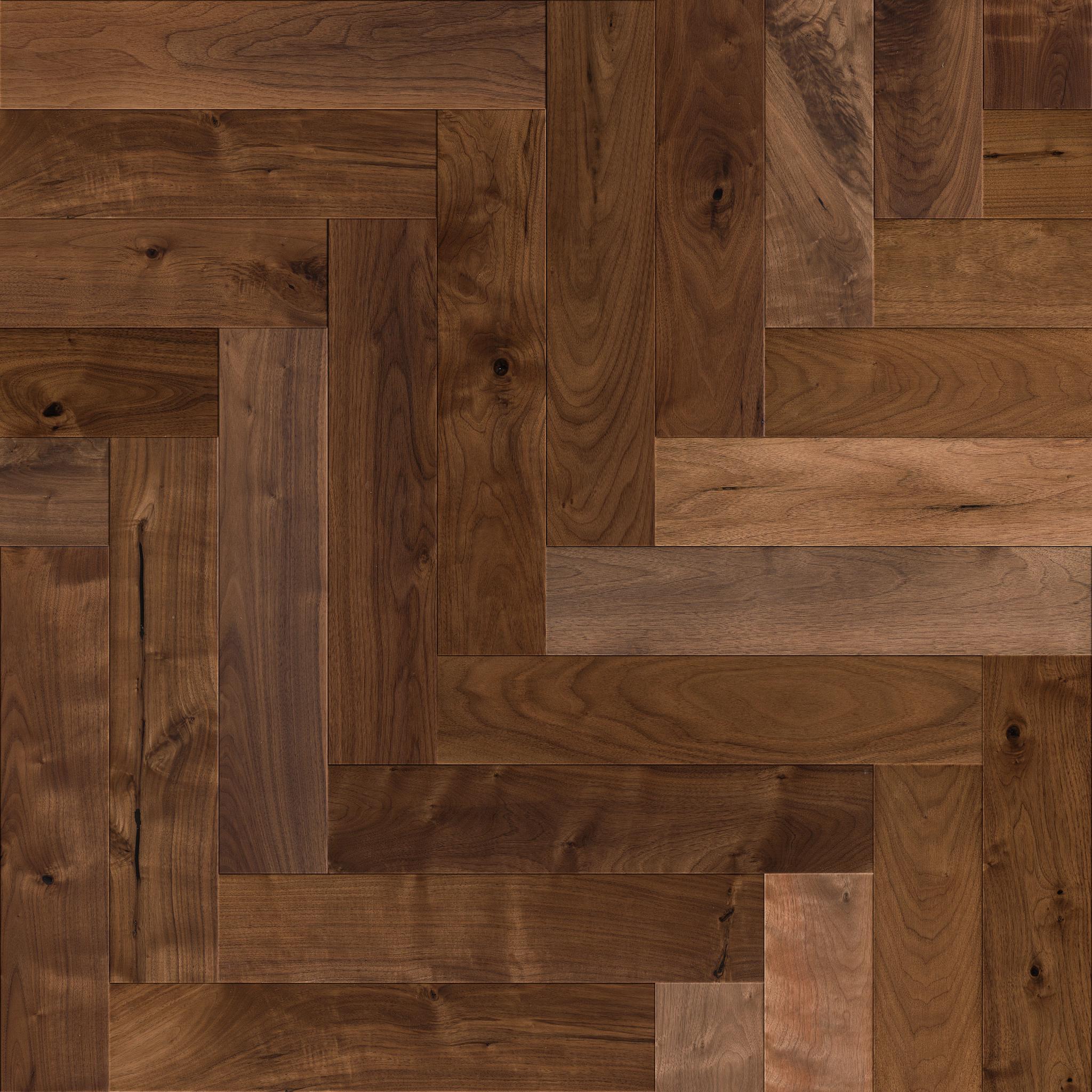 Revival Walnut Herringbone in Rye