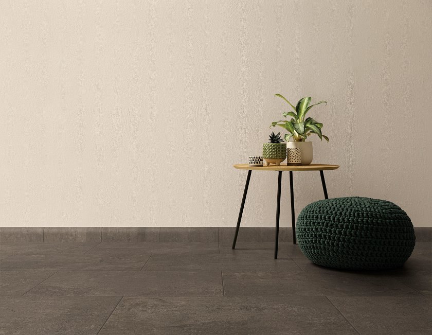 Central 6 X 12 Covebase Matte Steel - LVP flooring Central 6 X 12 Covebase Matte Steel Feature 2