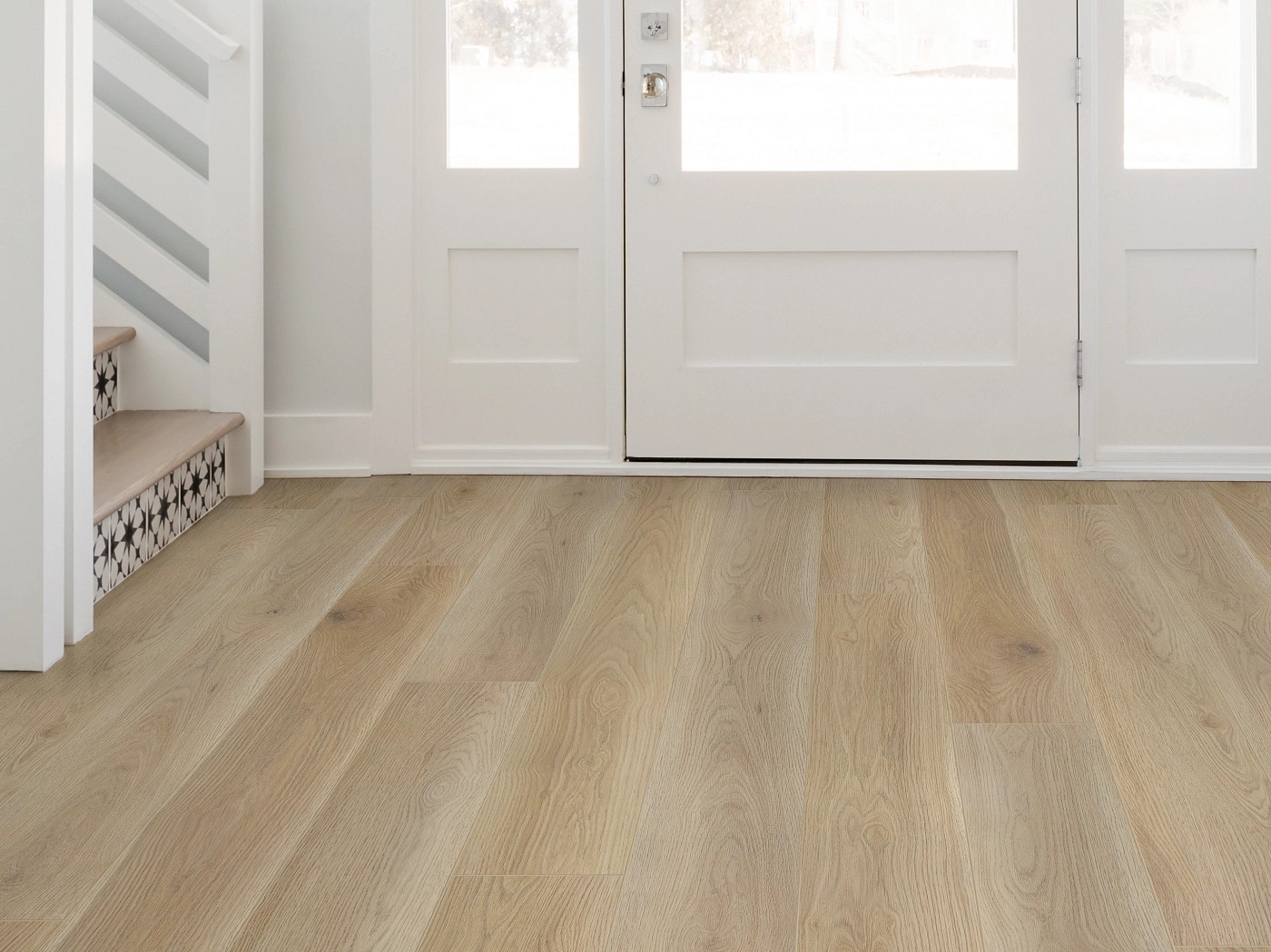 Vanilla Chai flooring, shown in a room