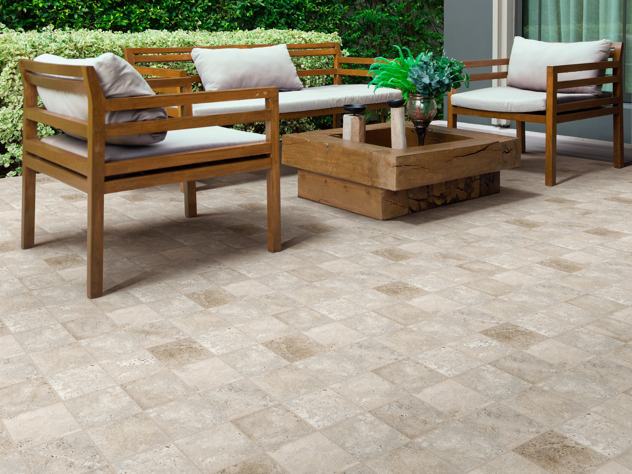 BASANITE LEGACY 8X8 SLIP-RESISTANT WALNUT ROOM