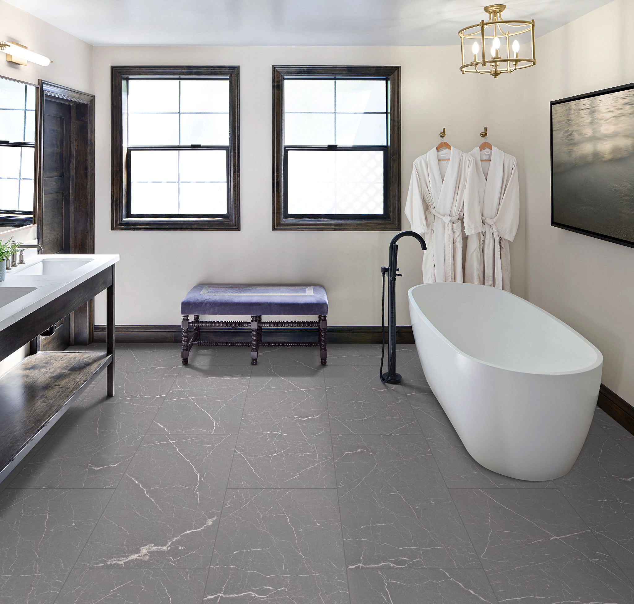 NATURAL OPULA BRONZEITE MARBLE ROOM