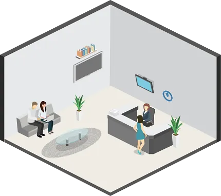 Stylish flooring for contemporary office spaces Modern office reception area with neutral flooring