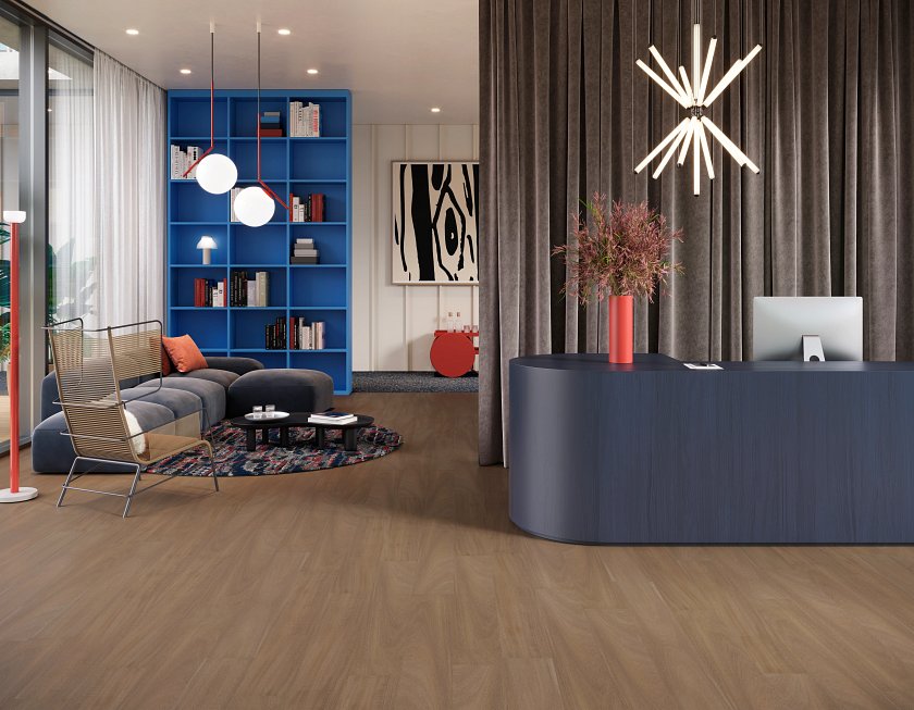 Branching Out 5mm Acoustic Alpine Oak - LVP flooring Branching Out 5mm Acoustic Alpine Oak Feature 1