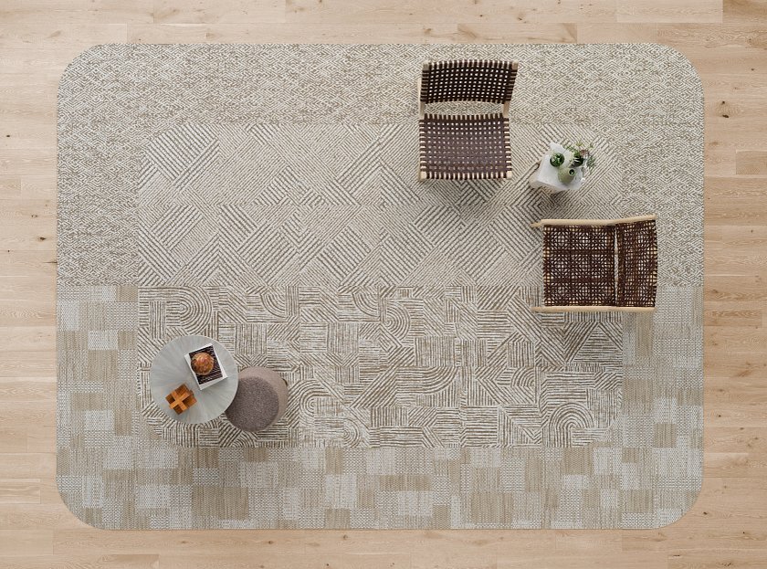 Marli Tile Flax - LVP flooring Marli Tile Flax Feature 2