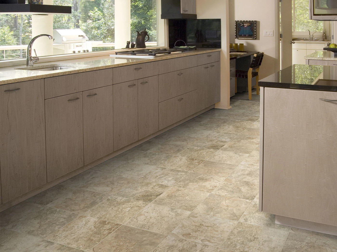 Lincoln flooring, shown in a room