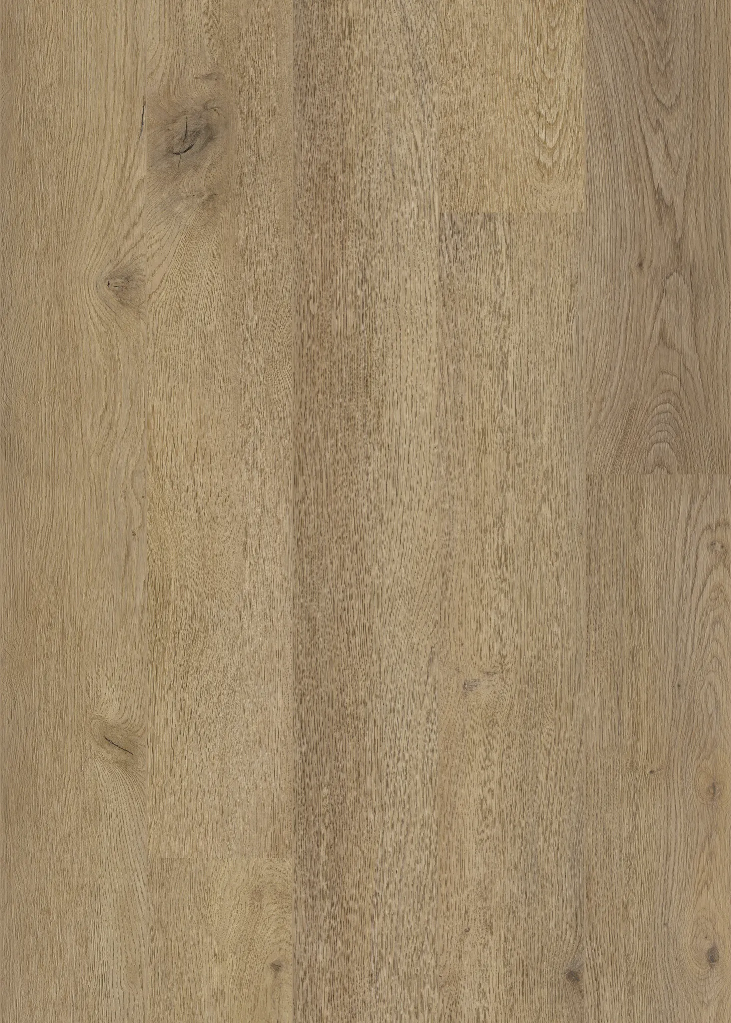 Light brown wood look luxury vinyl plank flooring with natural grain texture