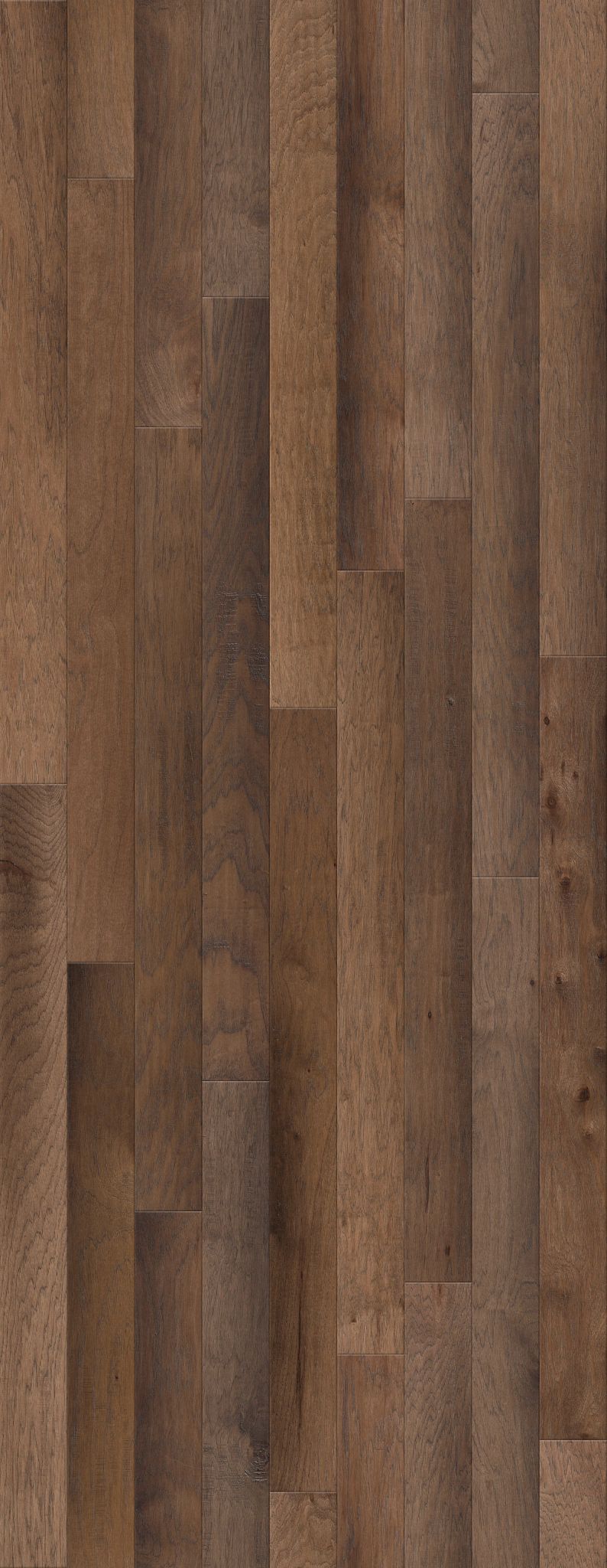 Bernina Hickory engineered hardwood flooring in Sella color, 5 inches wide, hickory material, UV aluminum oxide finish