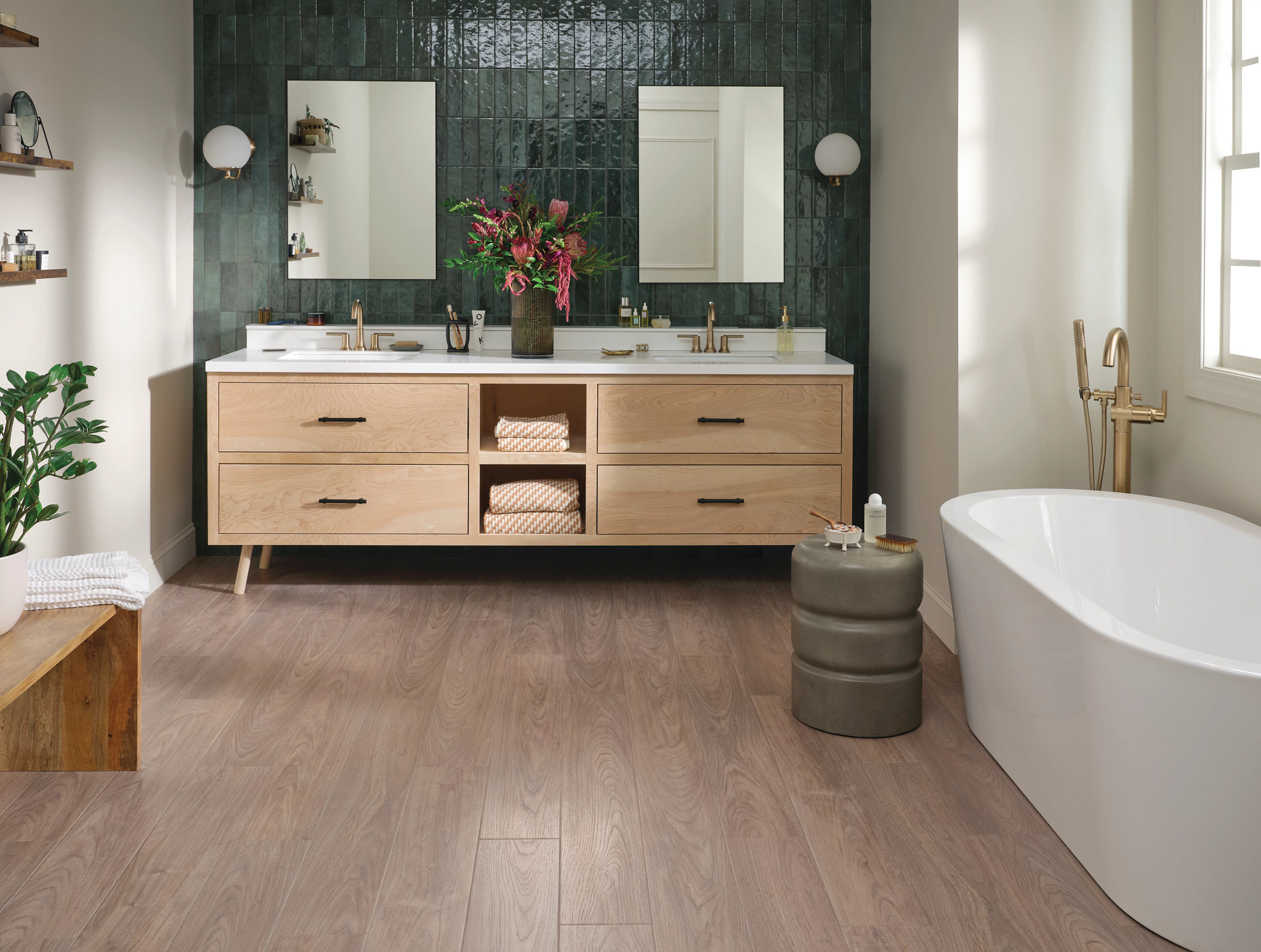 CORETEC ORIGINAL PREMIUM VV820 FEATHER WALNUT ROOM