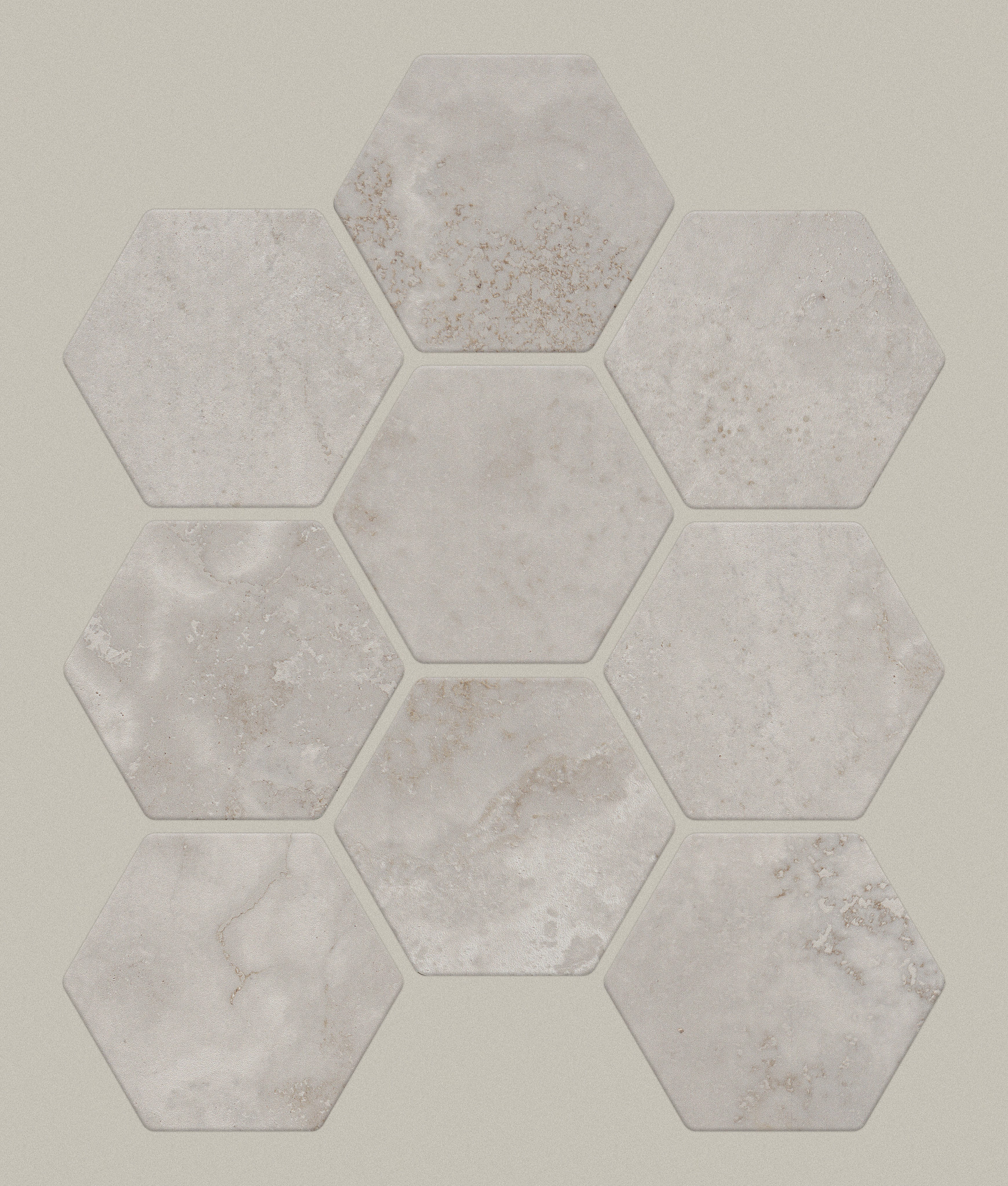 LAYERED EARTH HEX MOS CC GREY MAIN