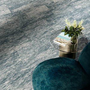 Interlaced TaskWorx® Tile Buttermilk - LVP flooring Interlaced TaskWorx® Tile Buttermilk Feature 1
