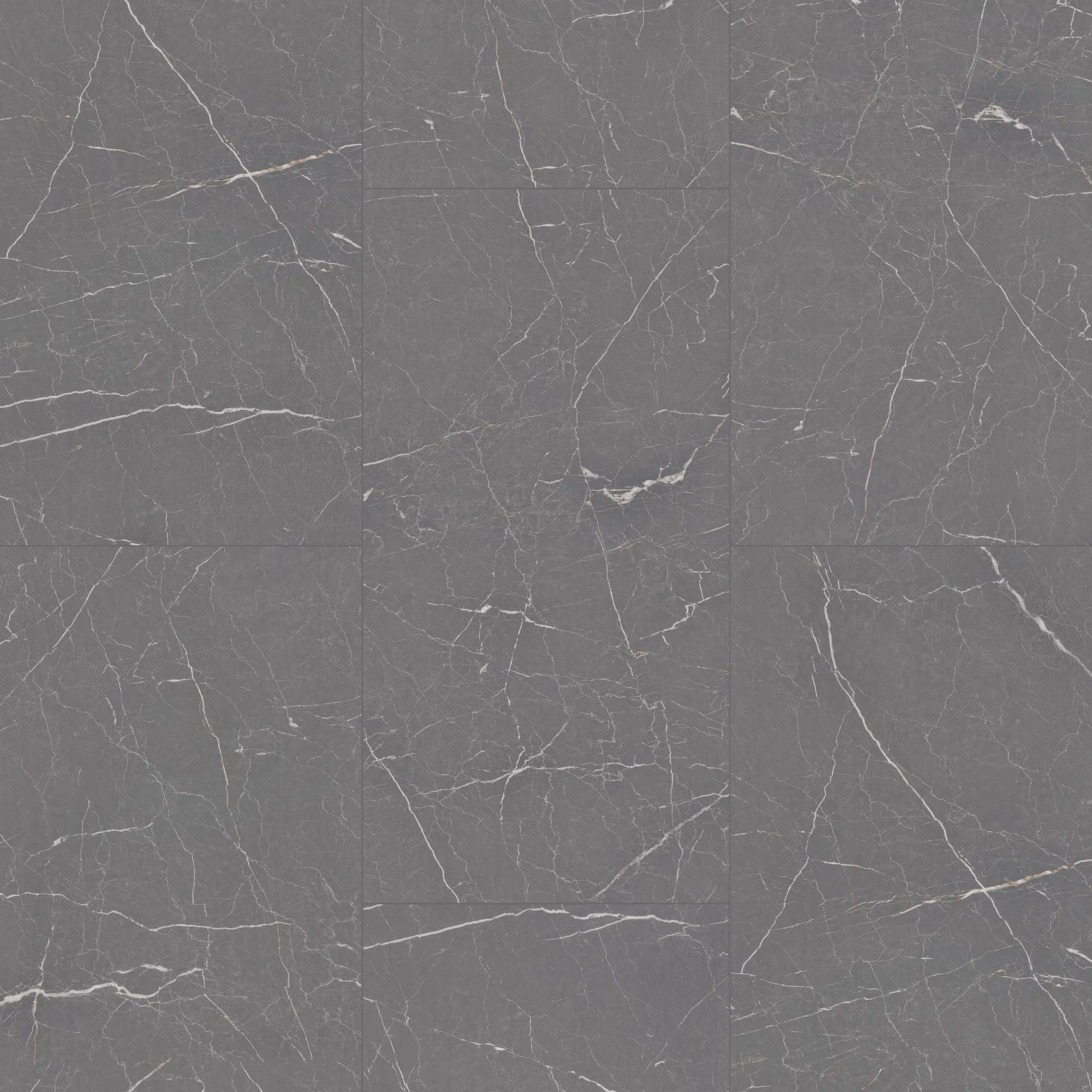Dark Gray Marble‑Look Tile Flooring with White Veining