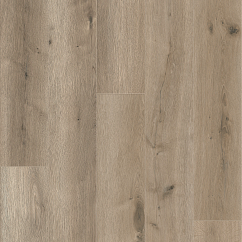 A brown vinyl floor with light and dark tones