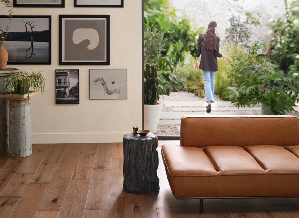 Living room with couch