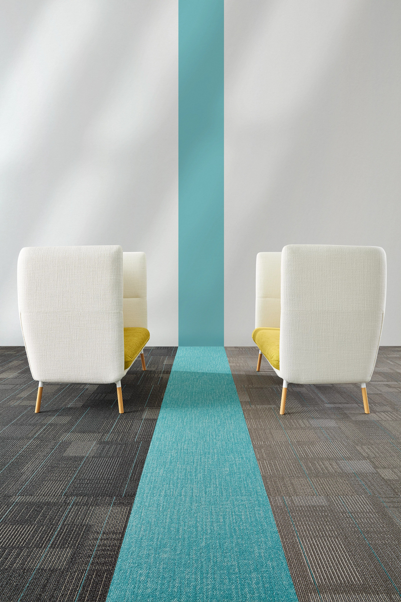 Diffuse Color 24X24 Ecoworx® Tile 5T478 Carpet Tile Commercial