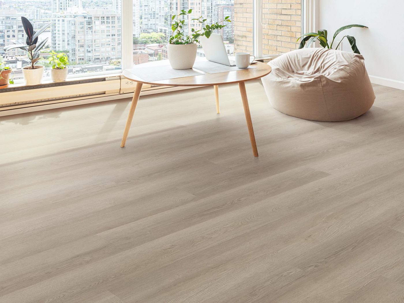 Pampas flooring, shown in a room