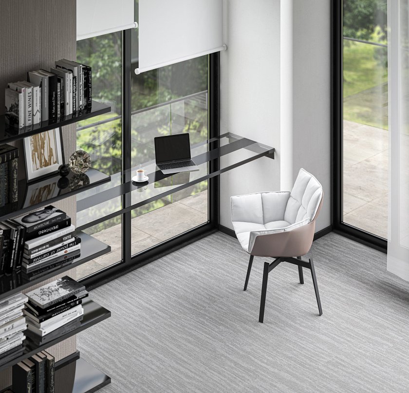 Beam TaskWorx® Tile Jute - LVP flooring Beam TaskWorx® Tile Jute Feature 1