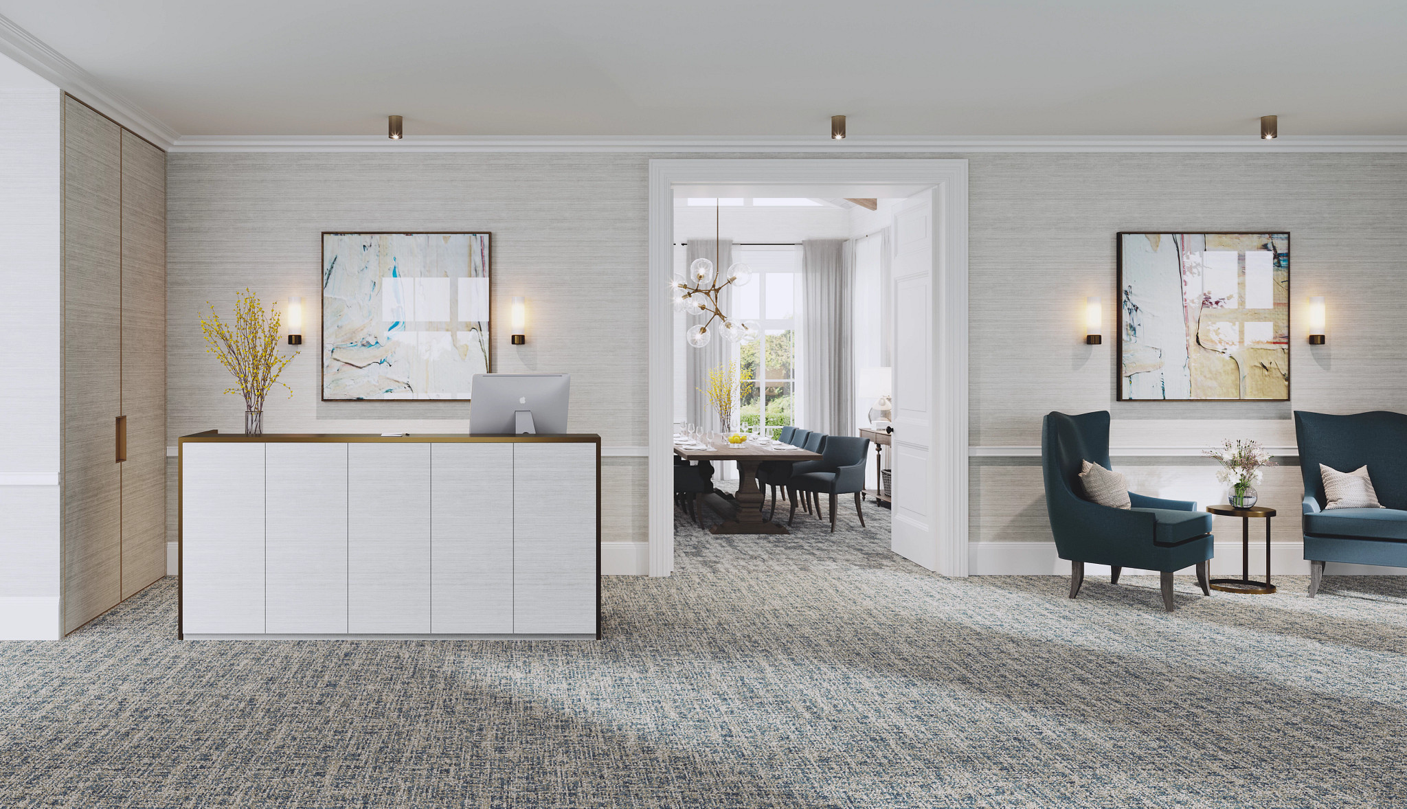 Linen Tile 5T345 Carpet Tile Commercial Flooring | ShawContract