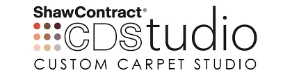 Shaw Contract Custom Carpet Studio branding Shaw Contract CDS Studio logo for custom carpet design