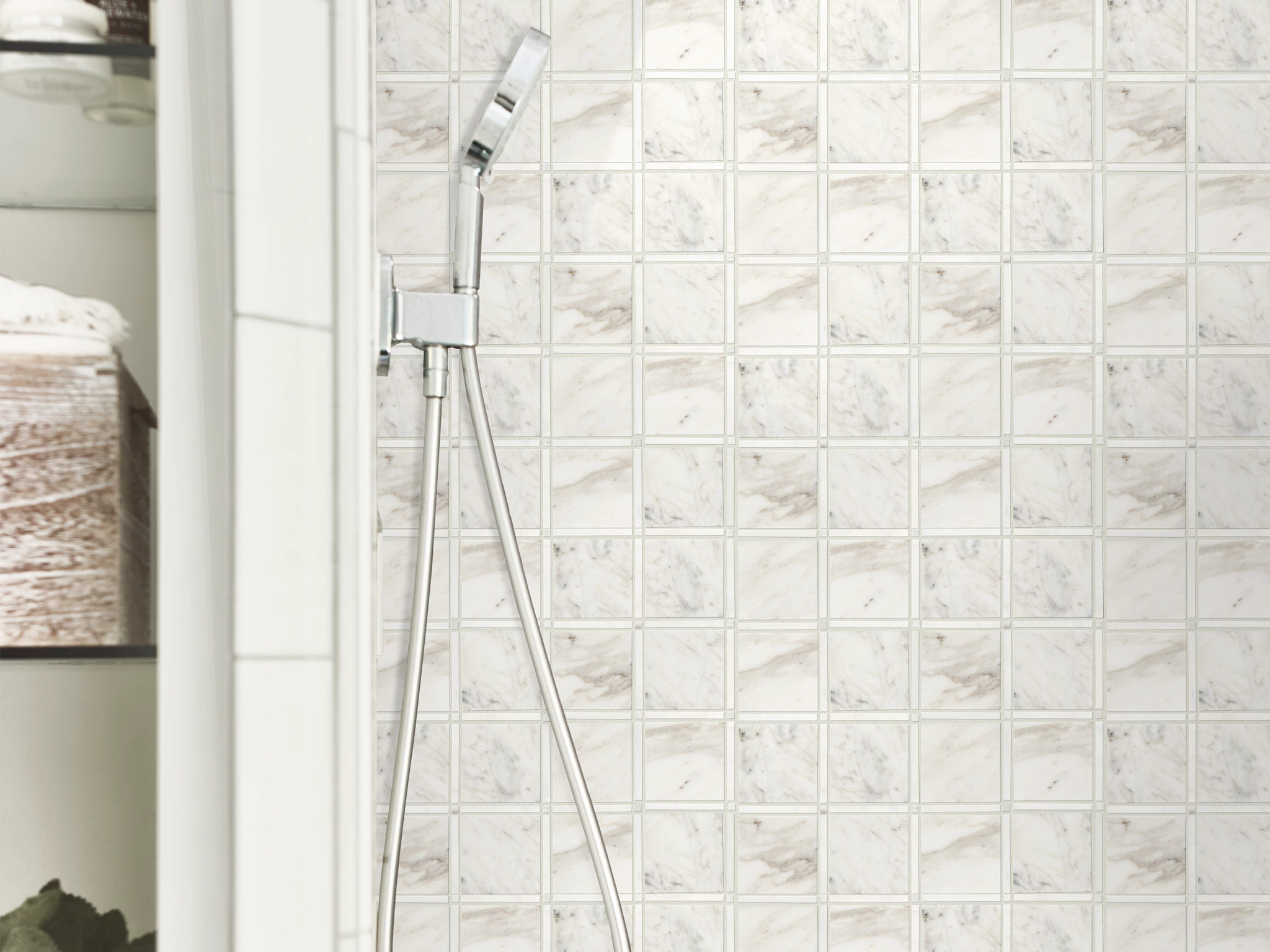 BOCA LATTICE MOSAIC CALACATTA ROOM