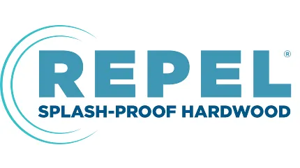 Repel Splash-Proof Hardwood Flooring - Durable and Easy to Maintain Repel Splash-Proof Hardwood logo