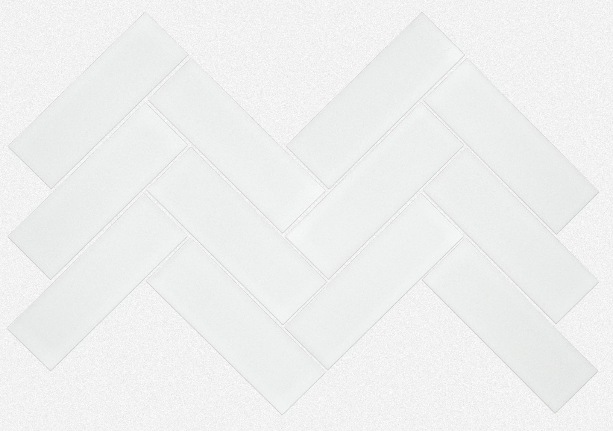 GRANDEUR HERRINGBONE MATTE WHITE MAIN