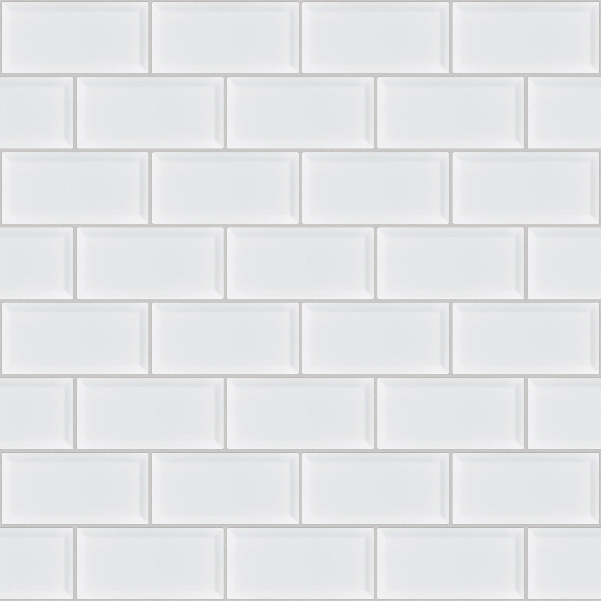 GRANDEUR 3X6 BEVELED GLOSS WHITE MAIN