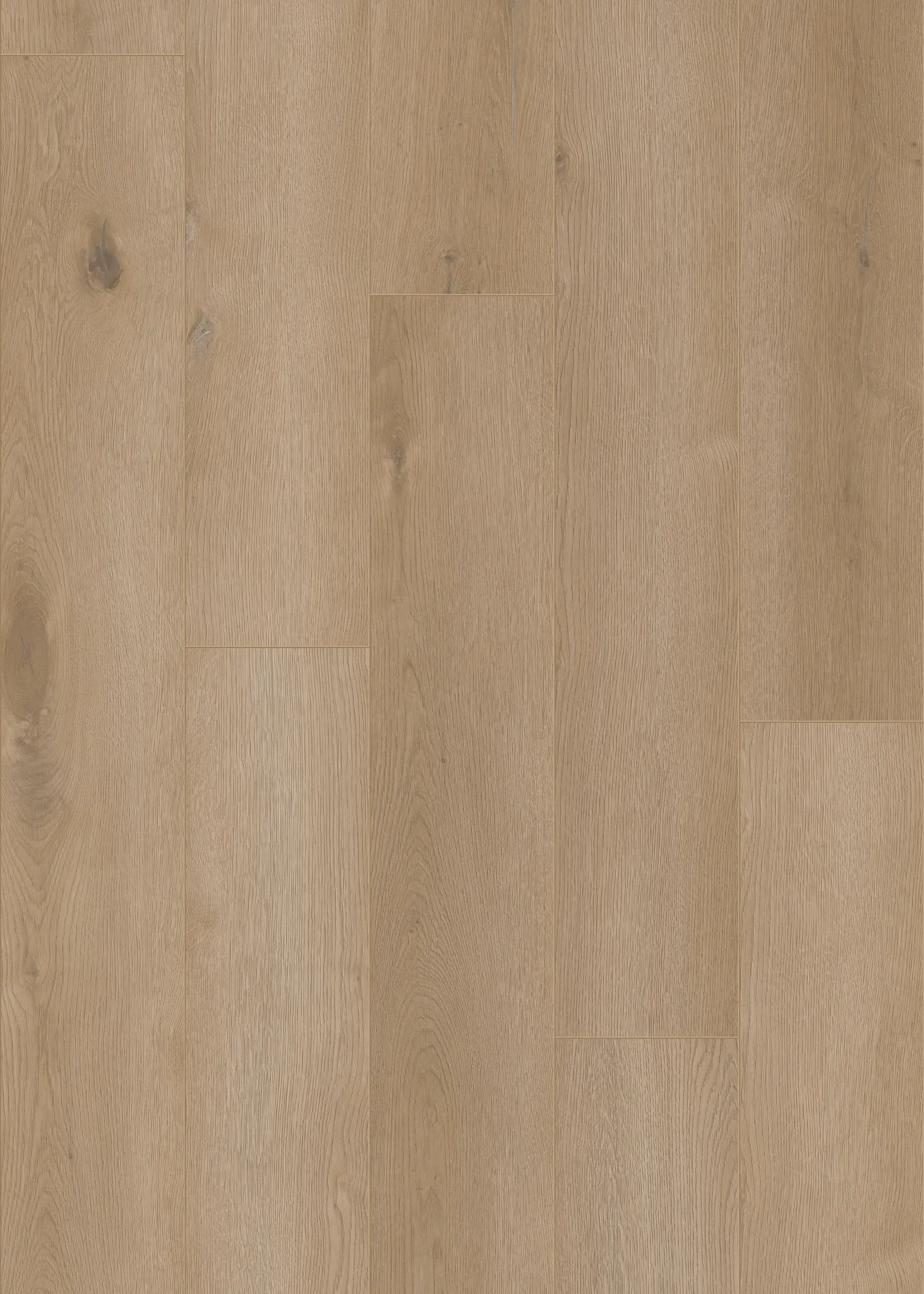 Light brown wood look luxury vinyl plank flooring with Sound Core technology