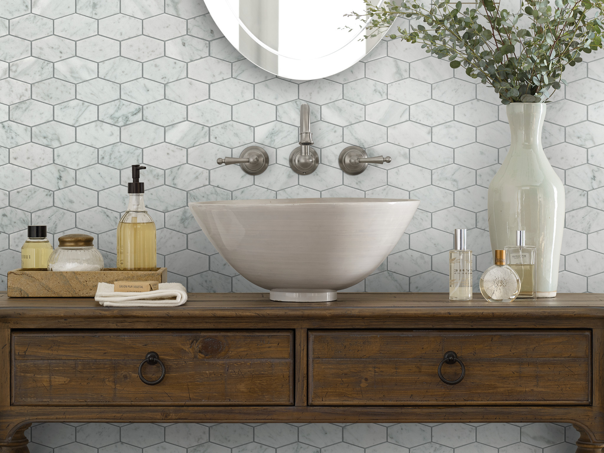 CHATEAU STRETCH BIANCO CARRARA ROOM