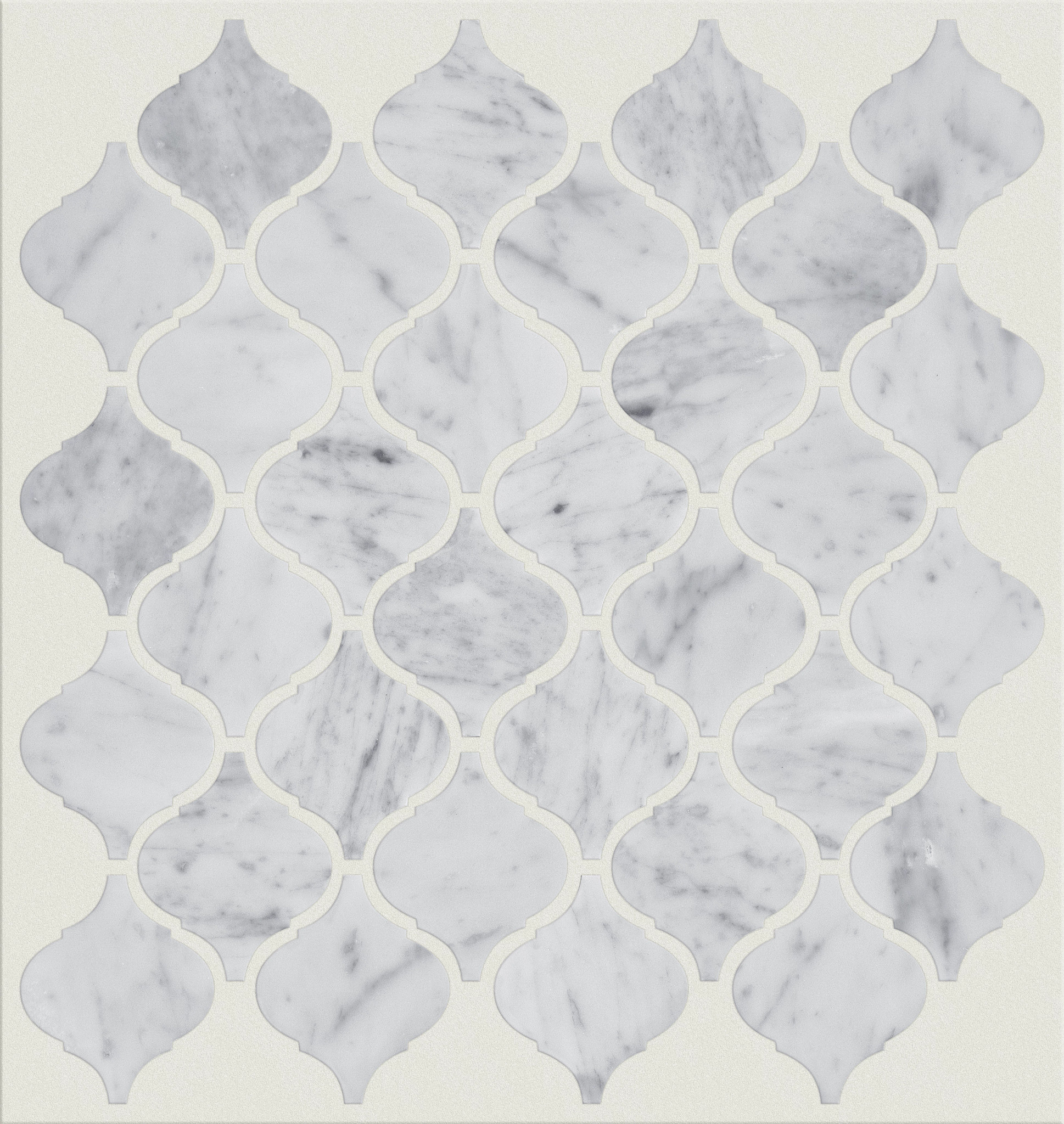 CHATEAU LANTERN MOSAIC BIANCO CARRARA MAIN