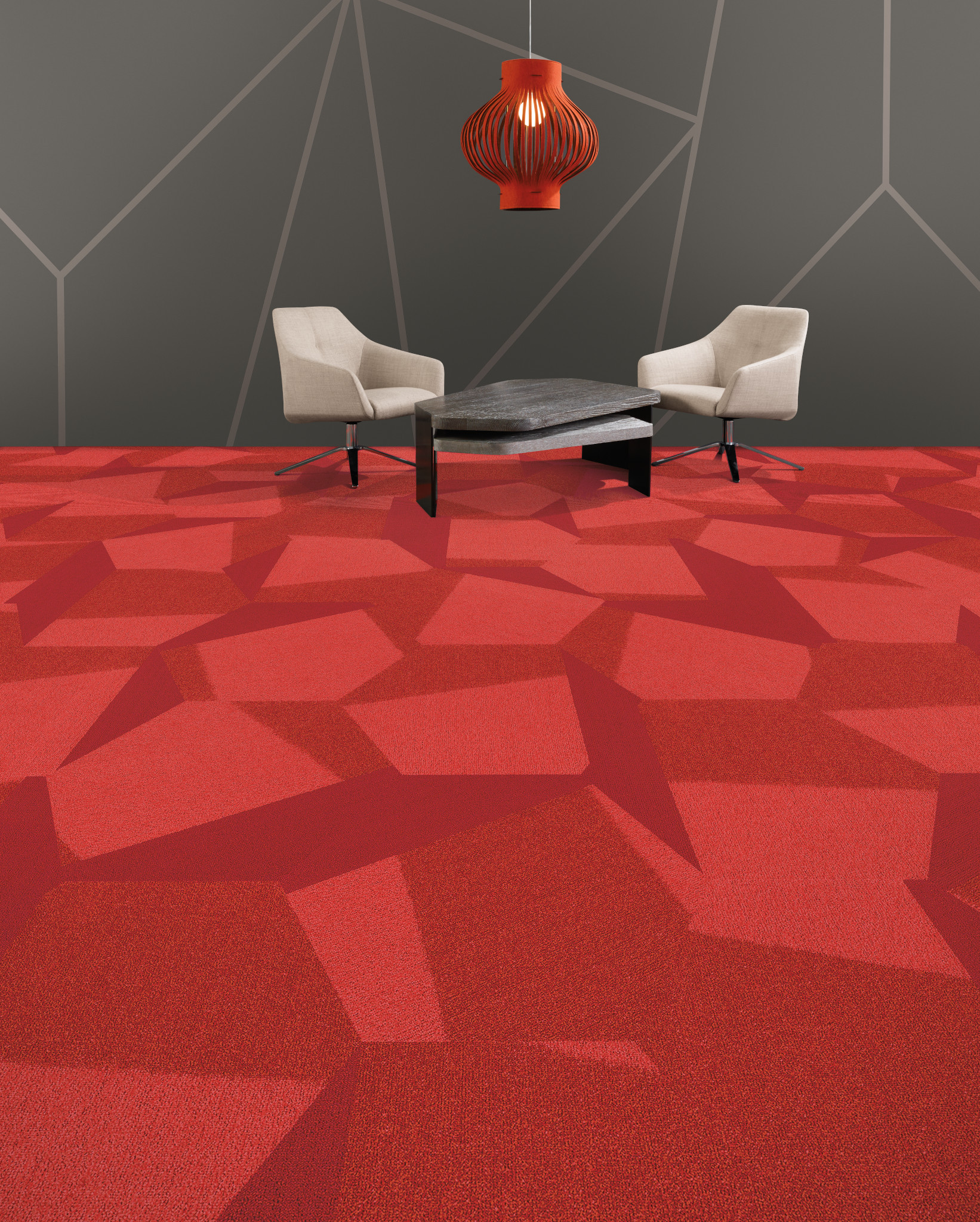 Color Shift Hexagon Tile 5T161 Carpet Tile Commercial Flooring