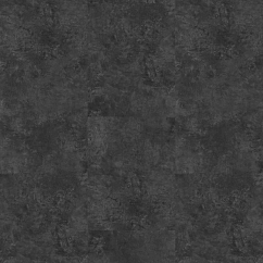 A charcoal gray vinyl tile floor