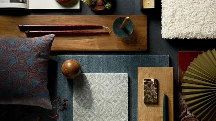 Explore Our Diverse Carpet Collection - Textured and Colorful Swatches Assorted carpet swatches in various textures and colors including white