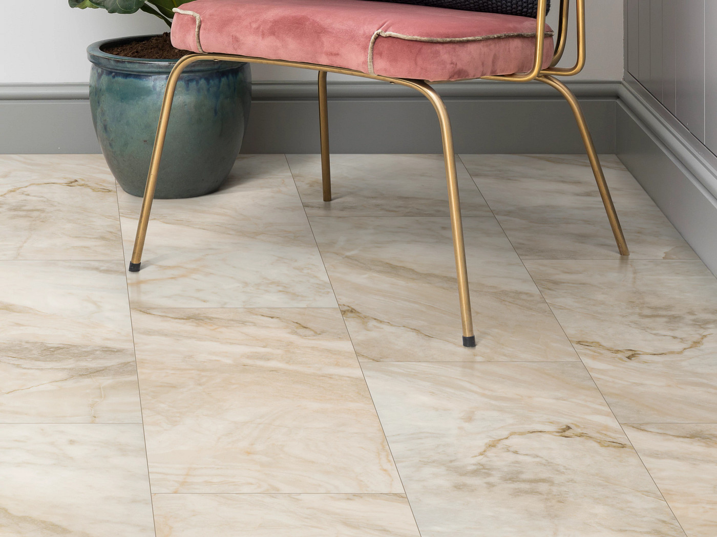 Jordan flooring, shown in a room