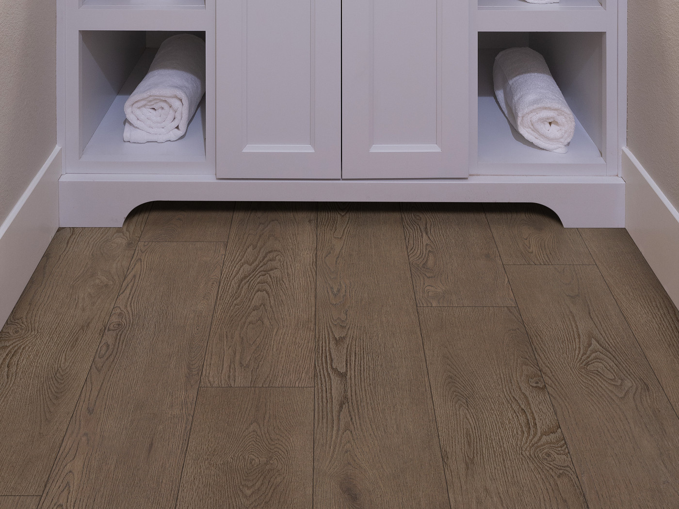 Midnight Mocha flooring, shown in a room