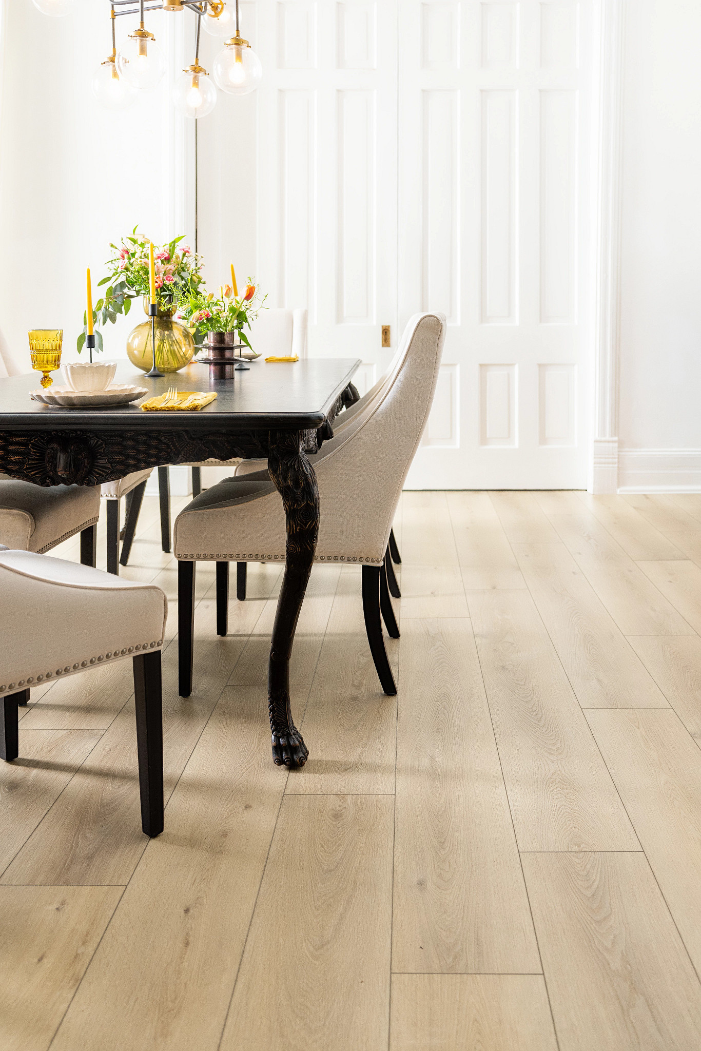 Ravenswood Oak flooring, shown in a room