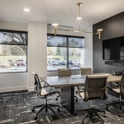 Stylish carpet tile flooring for contemporary office spaces Modern workplace with 18x36 inch carpet tile flooring