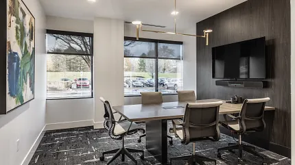 Stylish carpet tile flooring for contemporary office spaces Modern workplace with 18x36 inch carpet tile flooring