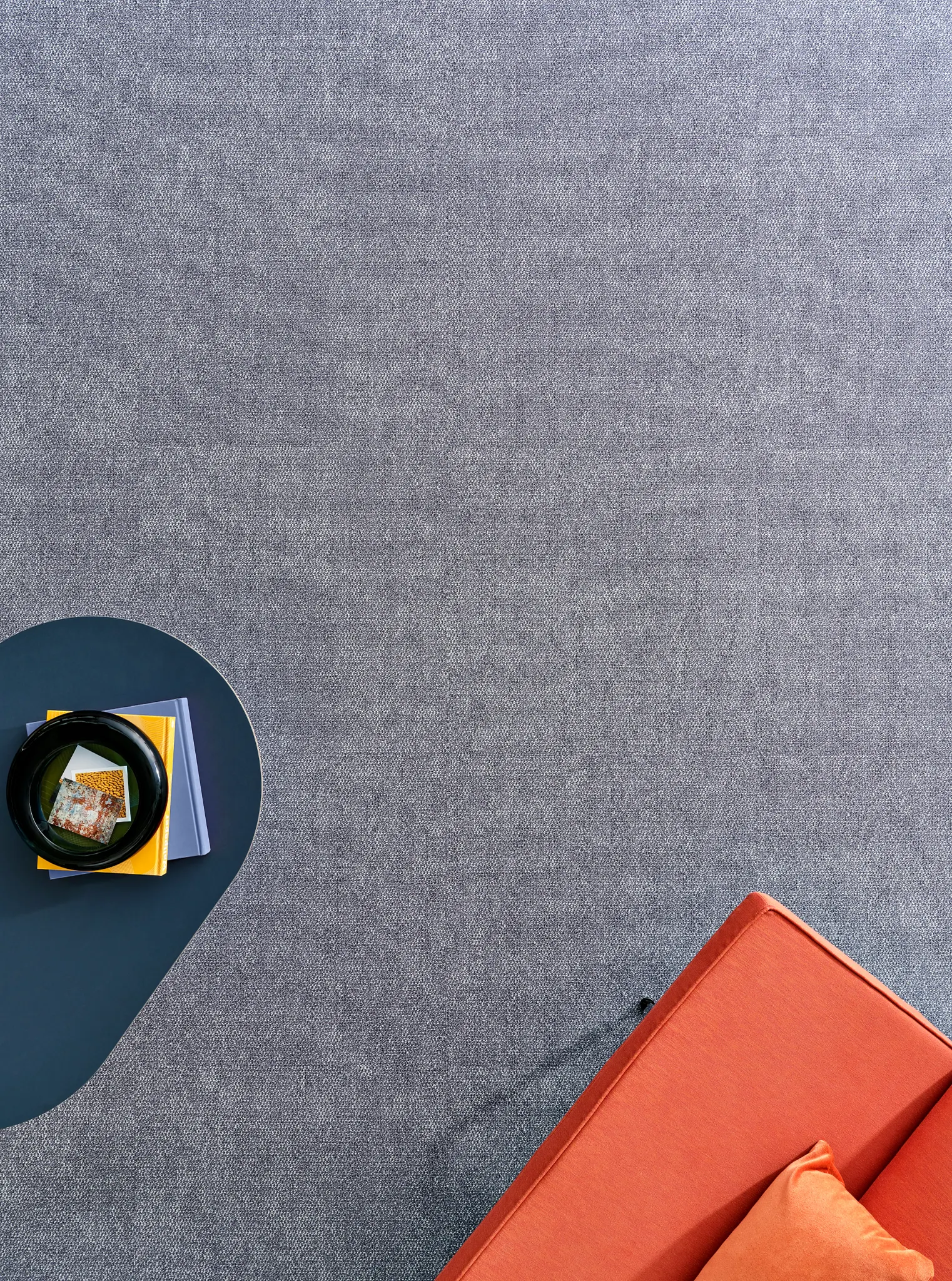 Spice Route Collection | Blue-Grey Carpet Inspired by Global Spice Routes