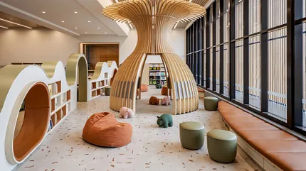 Piara Waters Library by Hunt Architects | Community Library Design Perth WA | Shaw Contract Explore Piara Waters Library by Hunt Architects, a contemporary community hub in Perth designed for learning, creativity and connection, featuring Shaw Contract flooring solutions.