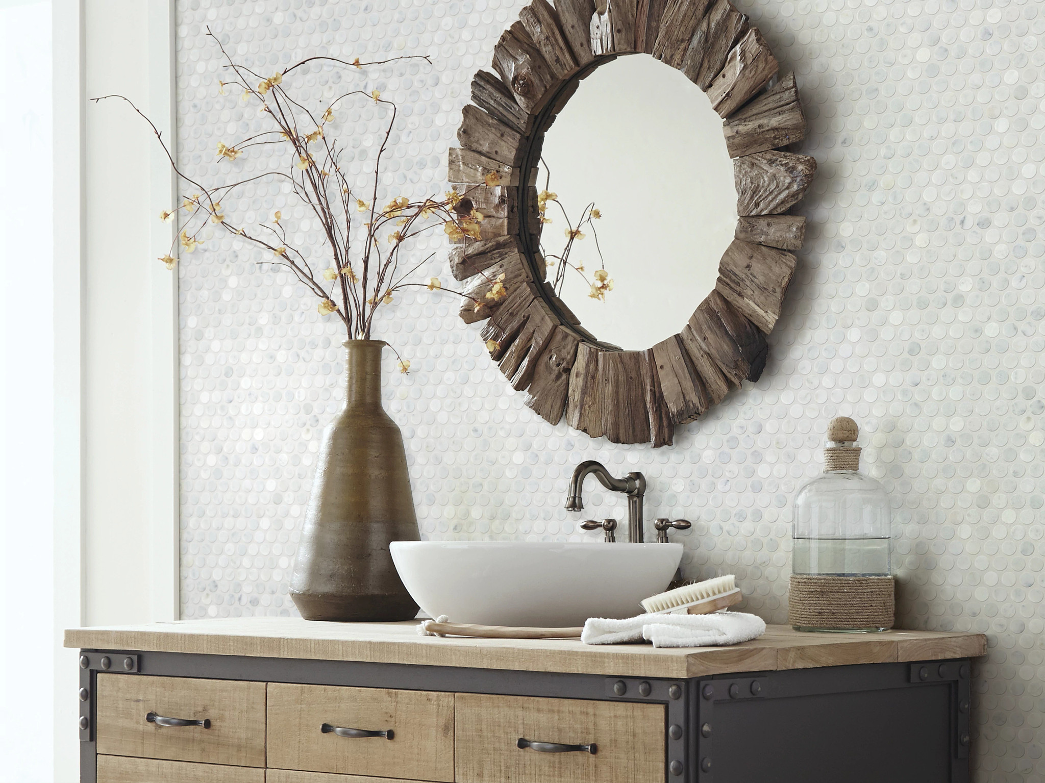 PEARL MOSAIC PR BIANCO CARRARA ROOM