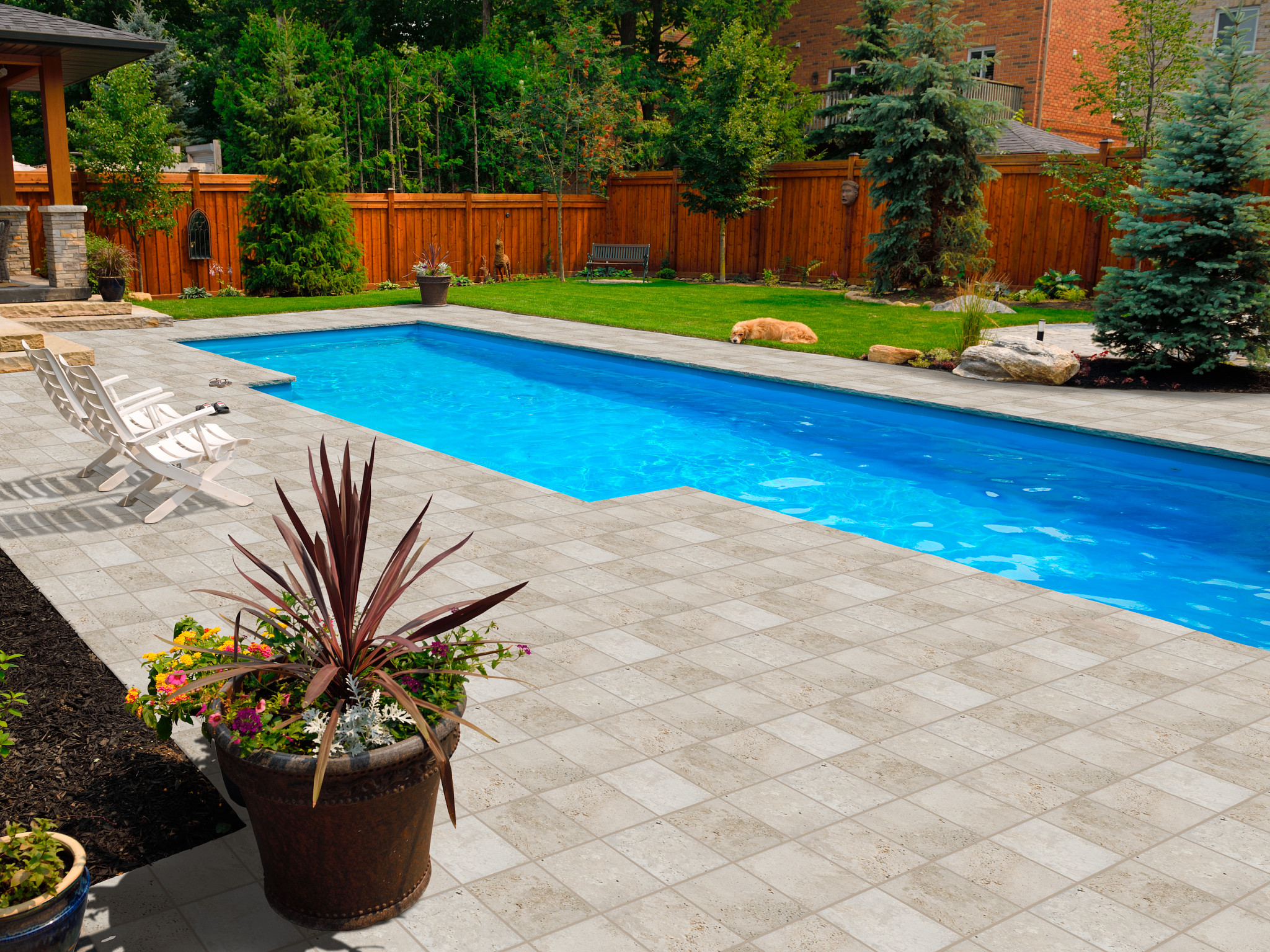 BASANITE LEGACY 8X8 SLIP-RESISTANT IVORY ROOM