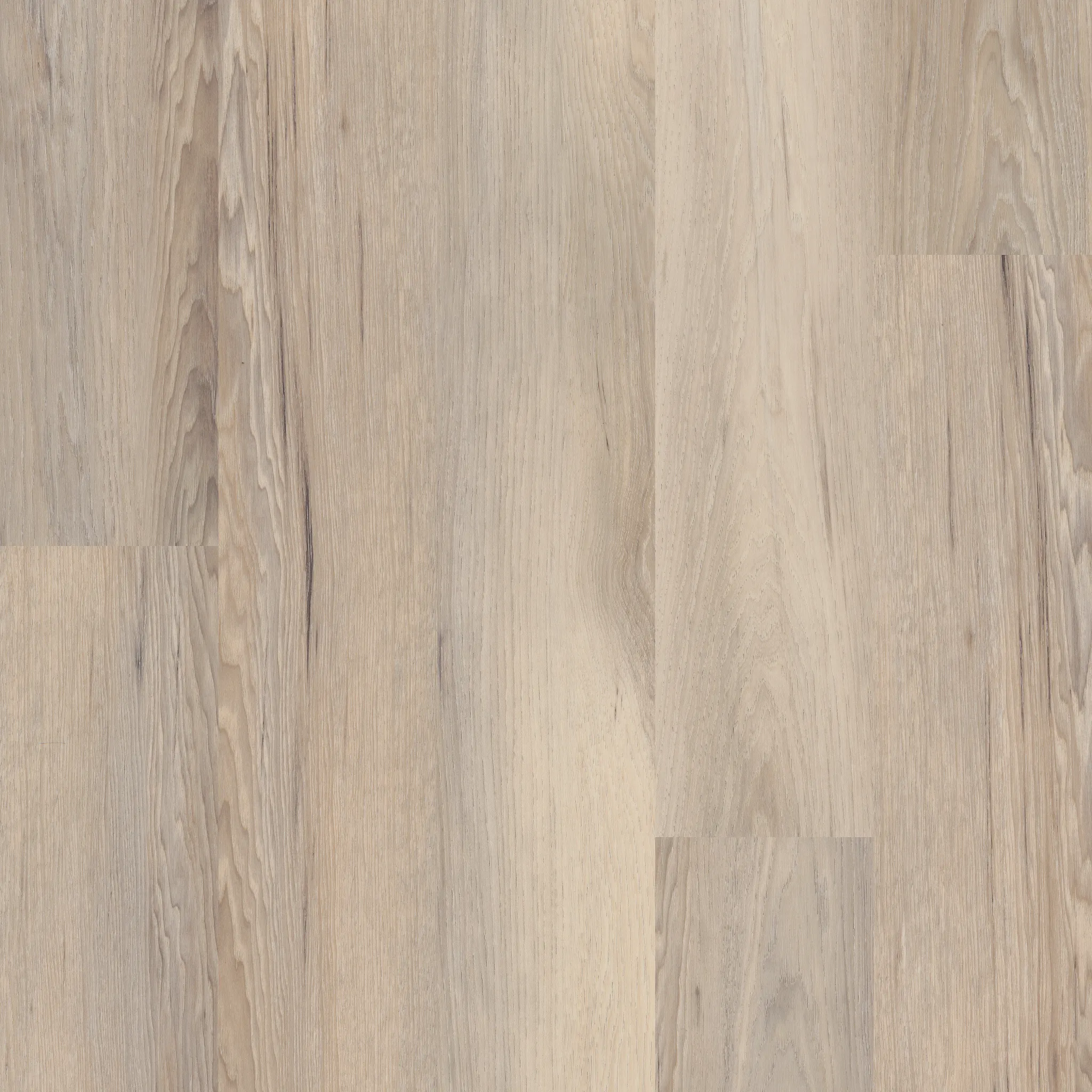 Light oak wood look luxury vinyl plank flooring in shades of beige and gray
