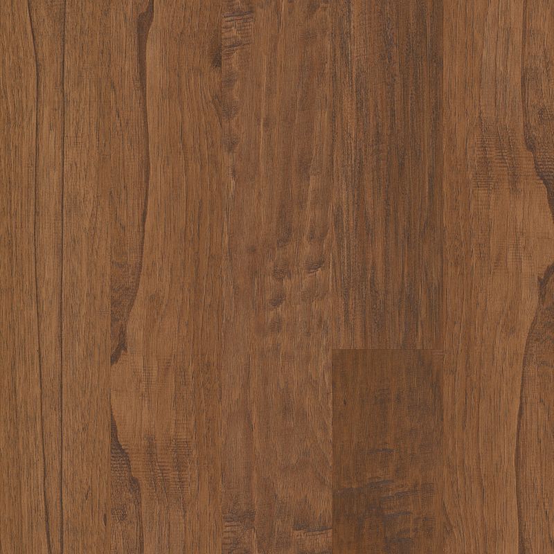Pebble Hill Hickory 5 engineered hardwood flooring in Weathered Saddle finish, 5 inches wide, hickory material