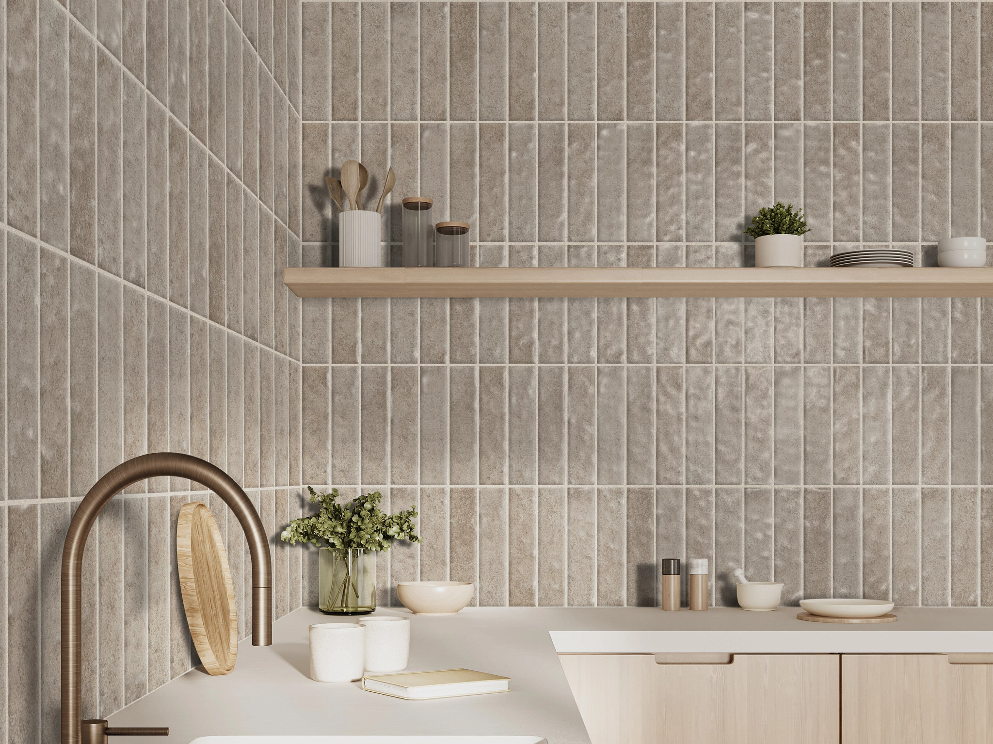 BLOOMS 2.5X10 PETAL GREIGE ROOM