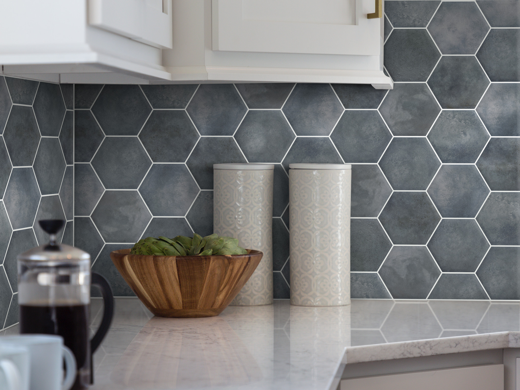 KALEIDOSCOPE 6X7 HEX INDIGO ROOM