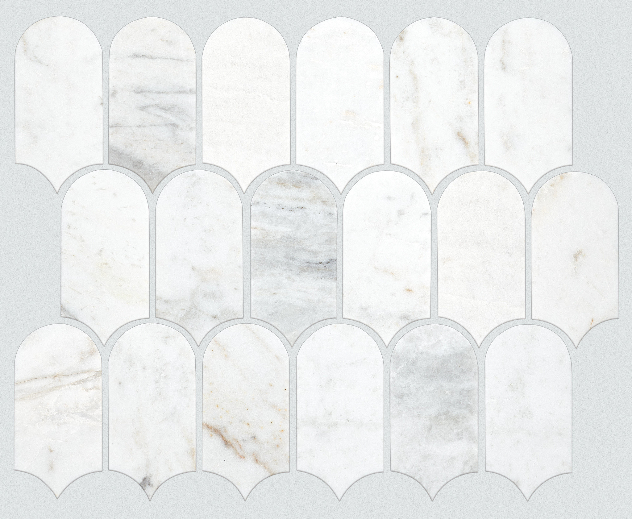 CHATEAU CATHEDRAL MOSAIC CASHMERE WHITE MAIN