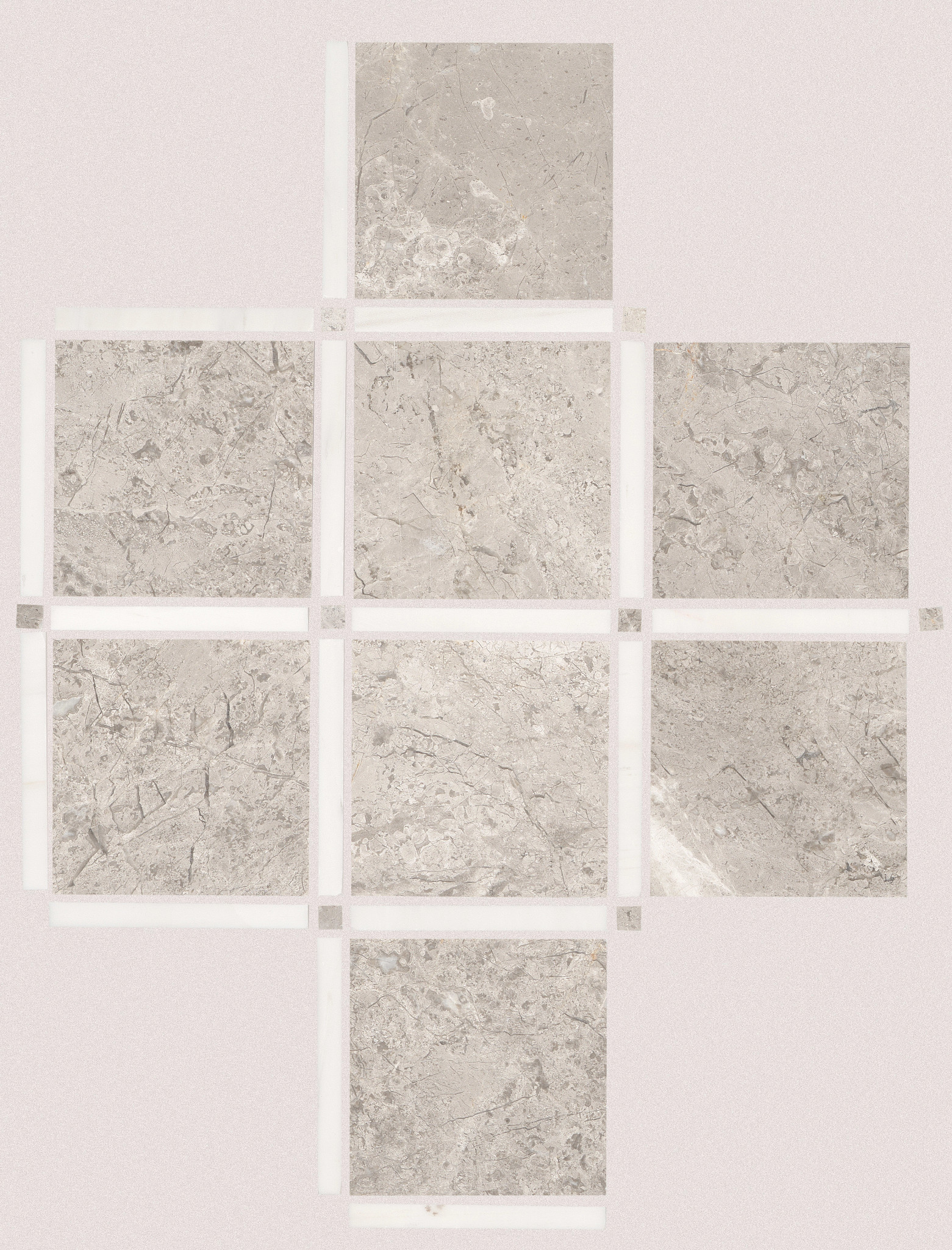 BOCA LATTICE MOSAIC GREY ICE MAIN