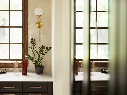 Stylish Hardwood Flooring in Modern Kitchen Design Elegant kitchen with hardwood flooring